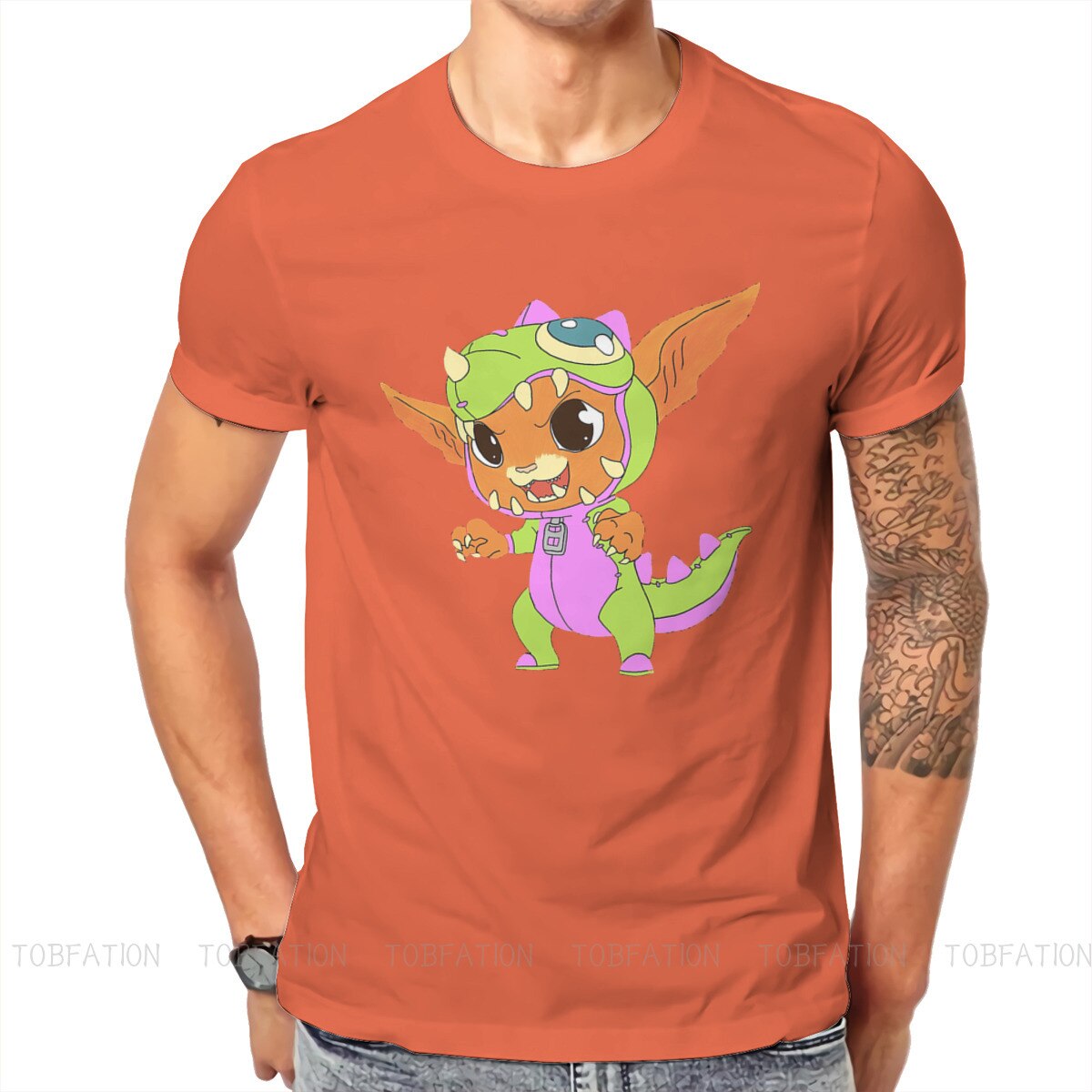 Dino Gnar Fashion T-Shirts - League of Legends Fan Store