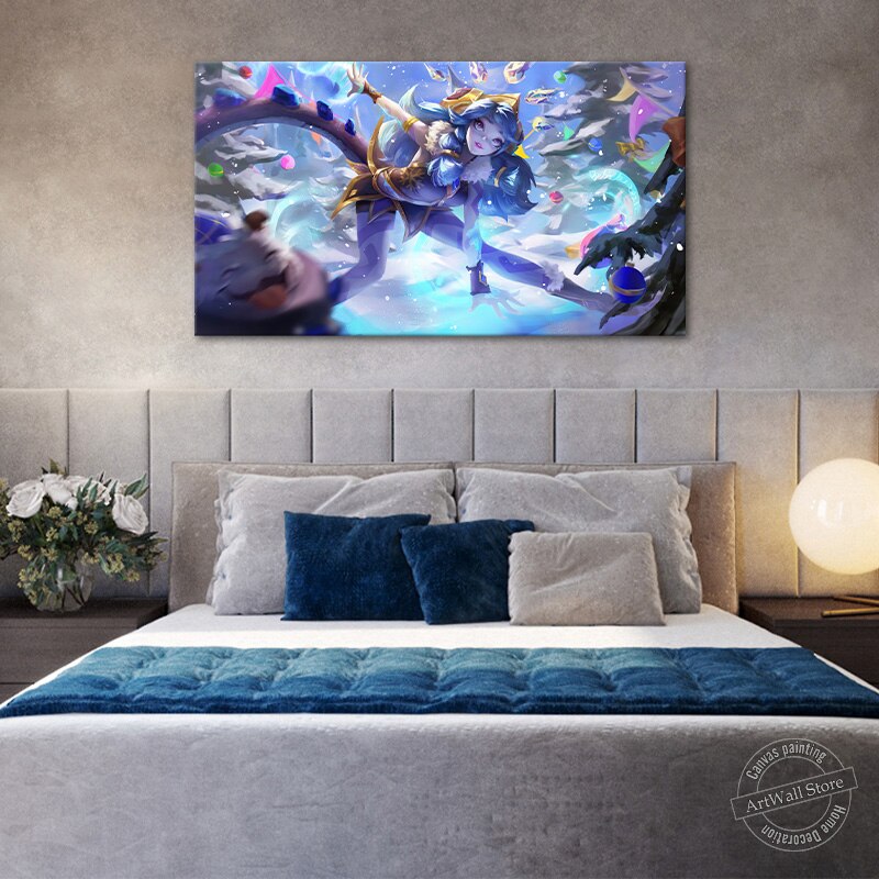 Neeko "The Curious Chameleon" Poster - Canvas Painting - League of Legends Fan Store