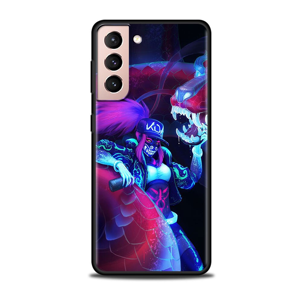 Collection 2 League Of Legends Lol Silicone Phone Case for Samsung Galaxy S20 FE S21 Ultra S10 Lite S9 S8 Plus S7 Edge Cases S21 FE Cover Bag - League of Legends Fan Store