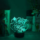 The Nine Tailed Fox Ahri Figure 3D Led Nightlight - League of Legends Fan Store