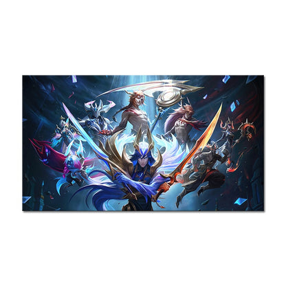 "Dawnbringer" Yone - Morgana - Kayn - Lillia - Tryndamere Poster - Canvas Painting - League of Legends Fan Store