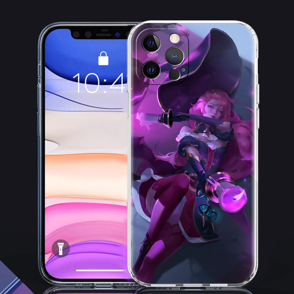 Collection 2 Transparent Clear Phone Case for Apple iPhone 13 Mini 13 Pro Max 11 12 7 Plus XR 6 6S 8 SE Soft Cover Game League Of Legends Lol - League of Legends Fan Store