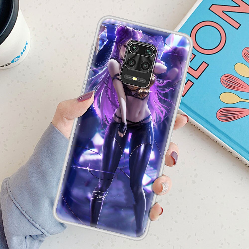 League Legends LOL Kda Case For Xiaomi Redmi Note 9 8 Pro 9S 8T 7 9T Soft Bumper Cover 9A 9C 8A 7A Funda K20 k30 6 6A TPU Coque - League of Legends Fan Store