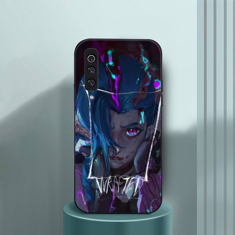 Collection 1 Arcane jinx Phone Case For Samsung a10 a12 a50 a51 a52 a21 a31 a32 a71 s10 s20 s21  Plus Fe Ultra - League of Legends Fan Store