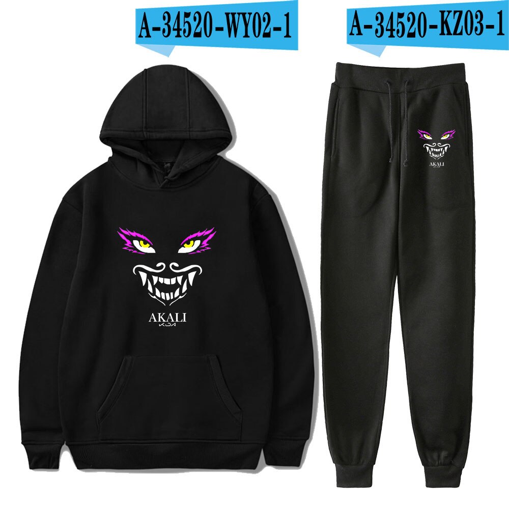 K/DA The Baddest  Jogger - Sweatshirt Sets Collection - League of Legends Fan Store