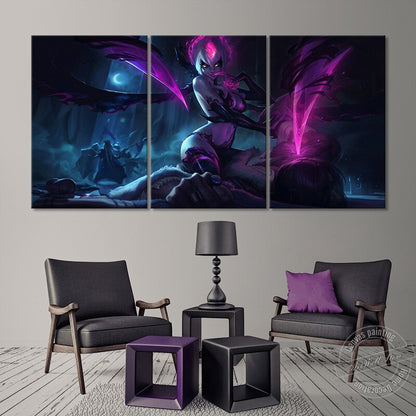 Evelynn Rework Splash Poster - Canvas Painting - League of Legends Fan Store