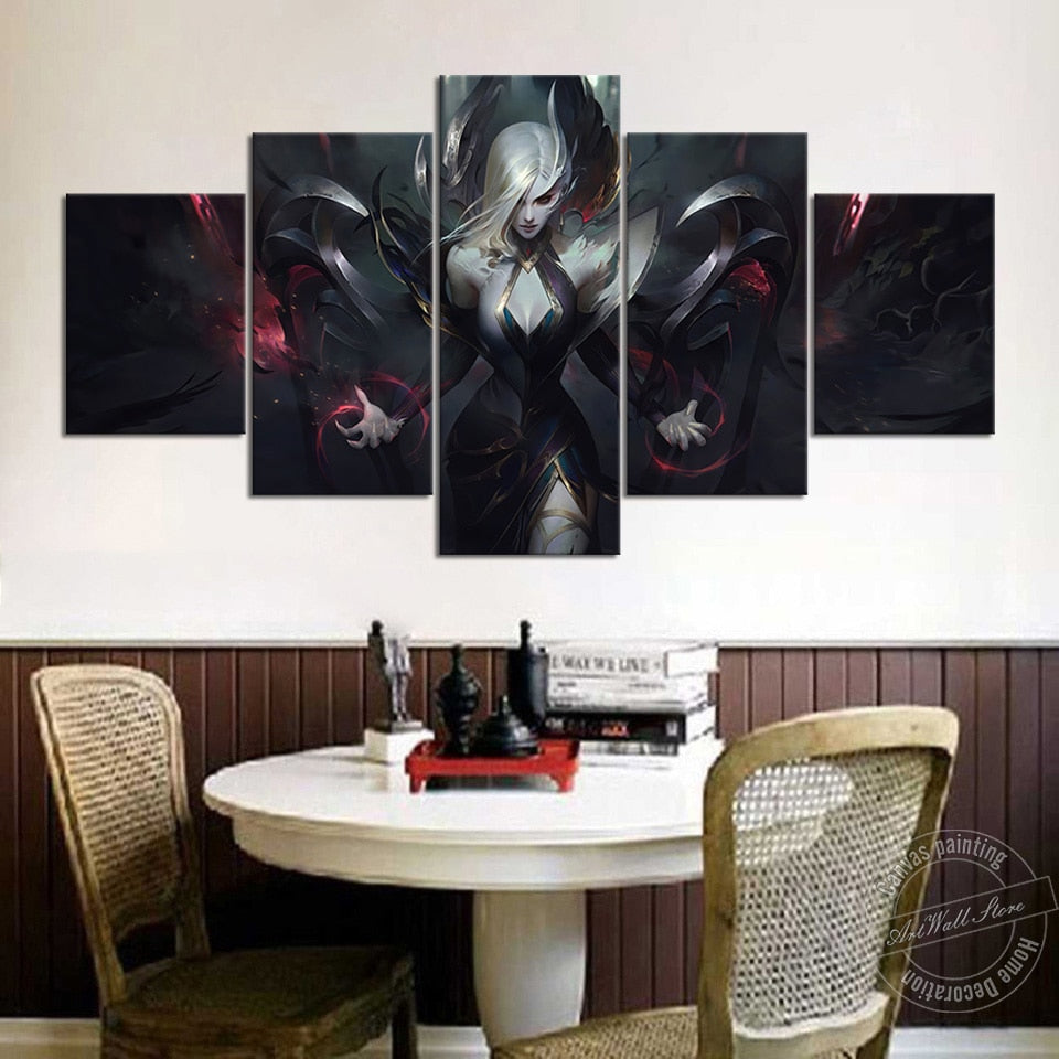 Morgana "The Fallen" Poster - Canvas Painting - League of Legends Fan Store