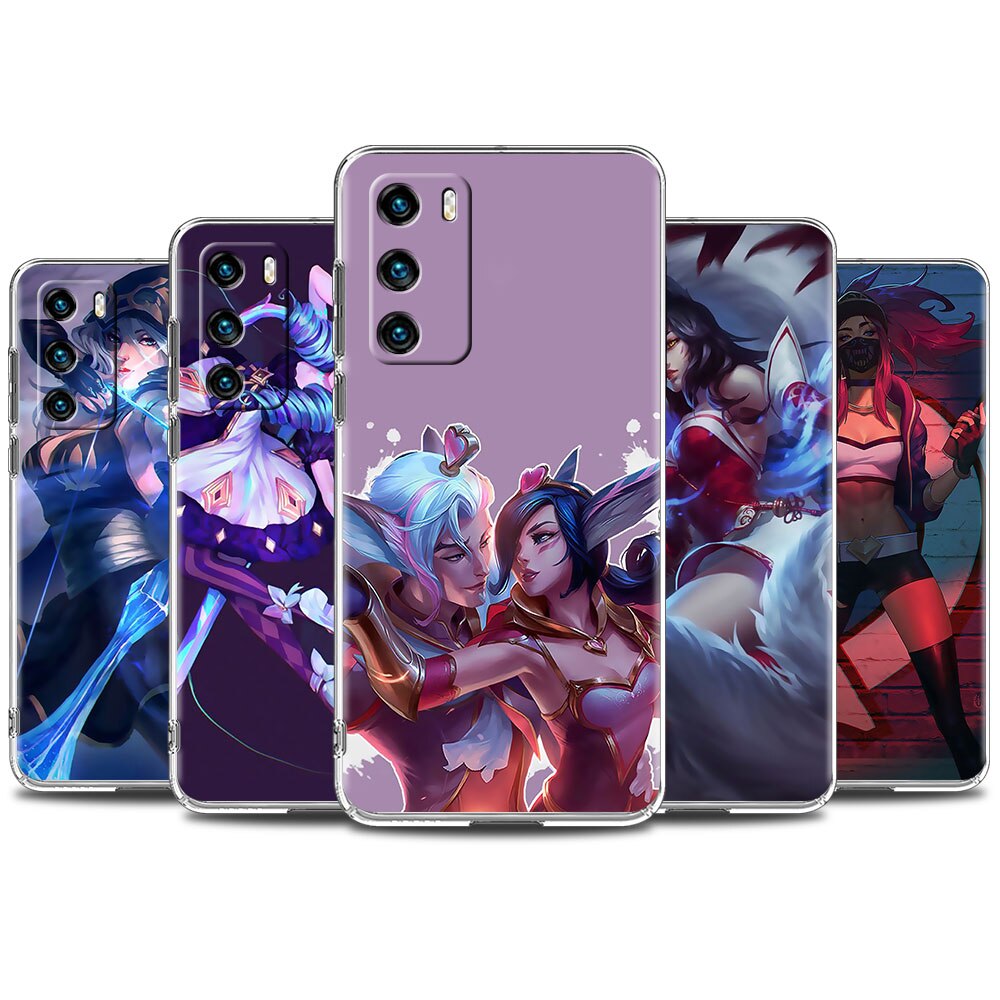 Collection 1 League Of Legends Lol Cool Transparent Clear Phone Case for Huawei P30 Pro P40 Lite P Smart Z P20 P50 hone Bag Cover Shell - League of Legends Fan Store