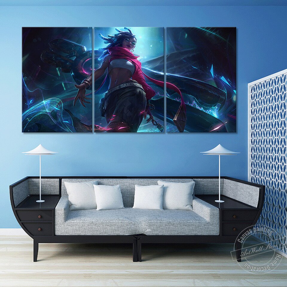 Senna Poster - Canvas Painting - League of Legends Fan Store