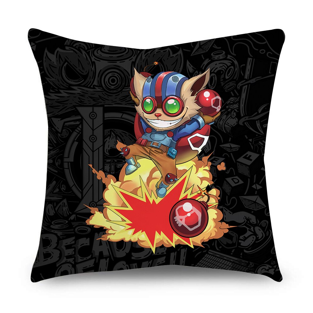 League of Legends Characters Pillowcases-- Nidale Ezreal Ziggs Janna Sejuani Zyra Varus Fizz Talon Graves Vladimir Riven Nami Vayne Zed Viktor Lee Sin Diana Nocturne - League of Legends Fan Store