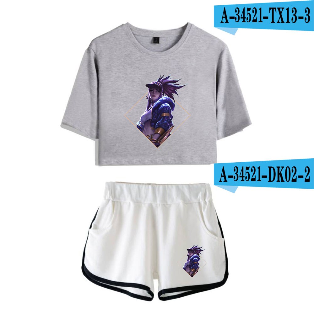 K/DA The Baddest  Shorts and Short Sleeve T-shirts Collection - League of Legends Fan Store