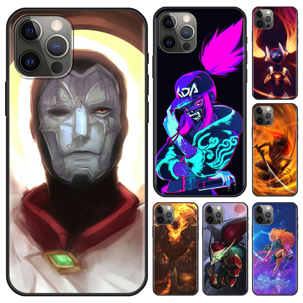 Collection 2 League Of Legends Lol Phone Case For Apple iPhone 11 12 13 Pro 7 8 Plus 6 6S+ X X SMax XR SE Silicone Cover for iPhone 11 Coque - League of Legends Fan Store