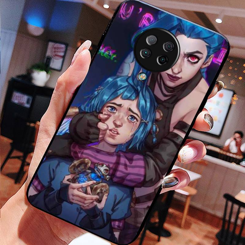 Collection 1 Arcane jinx Phone Case For Xiaomi Mi Redmi Note 7 8 9 10 11 pro t s A 10 Lite pro - League of Legends Fan Store