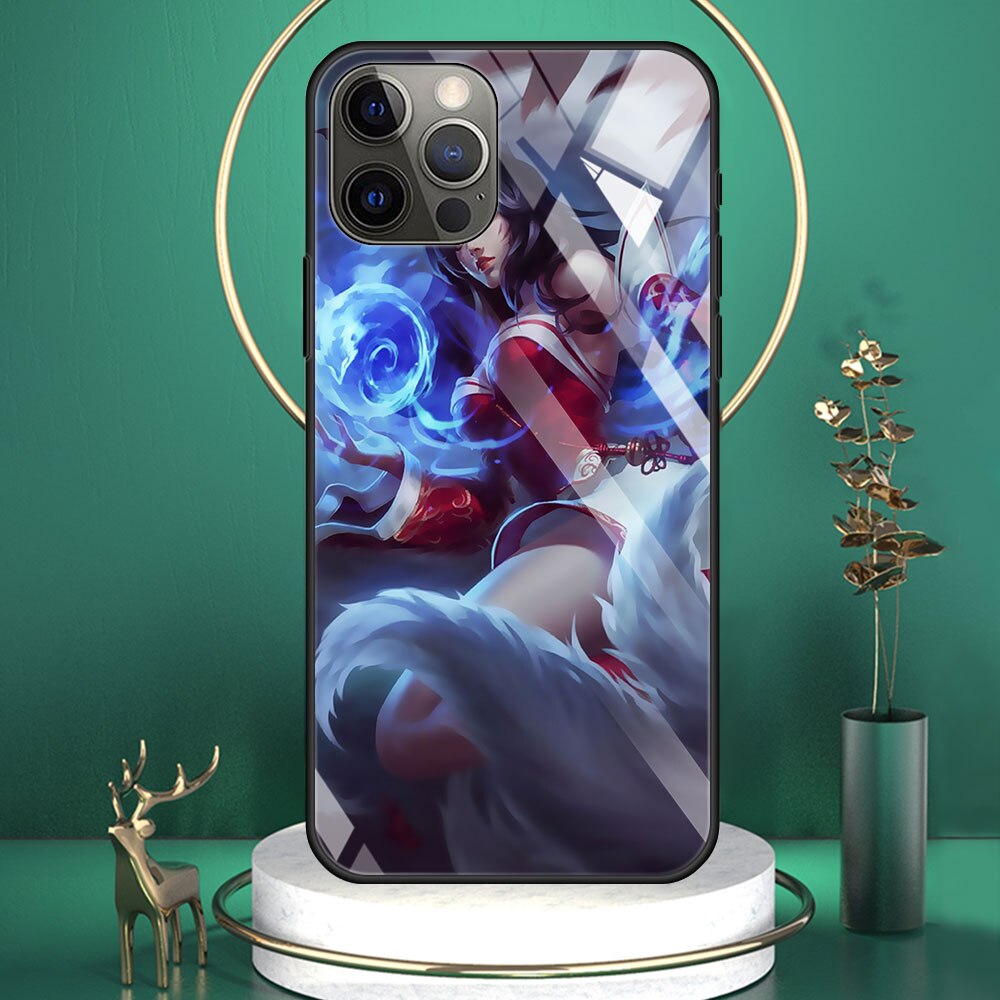 Collection 1 Tempered Glass Case For Apple iPhone 13 11 12 Pro Max 7 Plus X XR XS 12Pro 12 Mini 6 SE Phone Cover Game League Of Legends Lol - League of Legends Fan Store