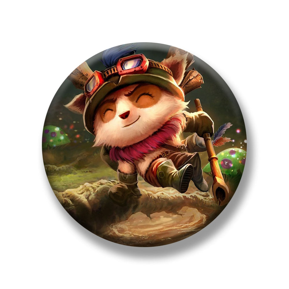 League of Legends Teemo Badge - Brooch Collection - League of Legends Fan Store