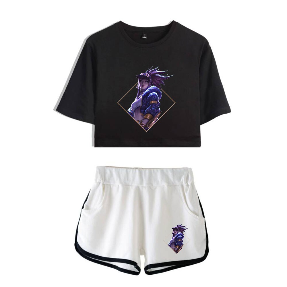 K/DA The Baddest  Shorts and Short Sleeve T-shirts Collection - League of Legends Fan Store