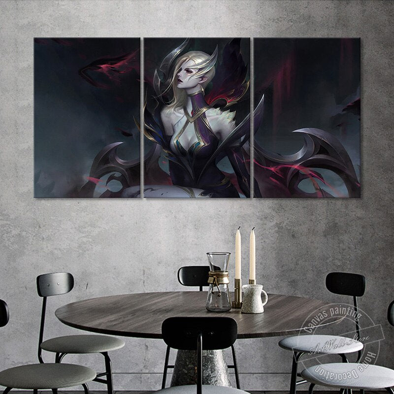 "The Fallen" Morgana Poster - Canvas Painting - League of Legends Fan Store