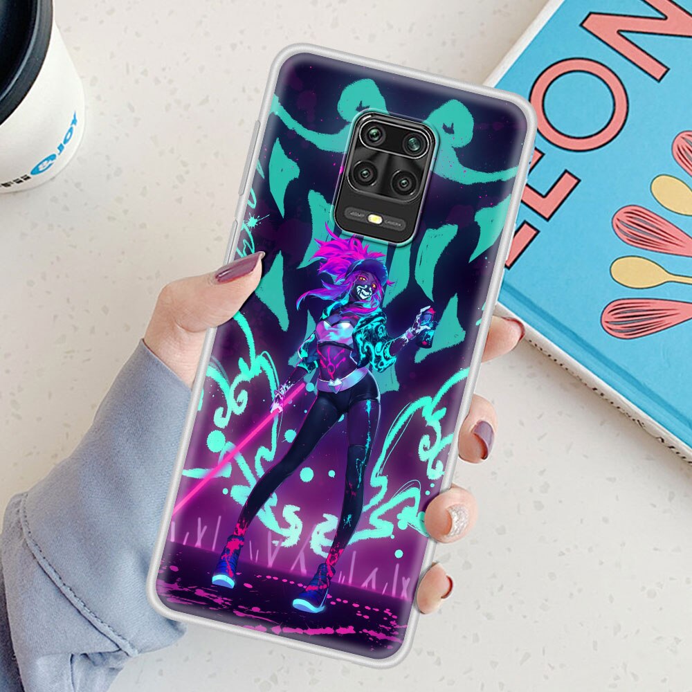 League Legends LOL Kda Case For Xiaomi Redmi Note 9 8 Pro 9S 8T 7 9T Soft Bumper Cover 9A 9C 8A 7A Funda K20 k30 6 6A TPU Coque - League of Legends Fan Store