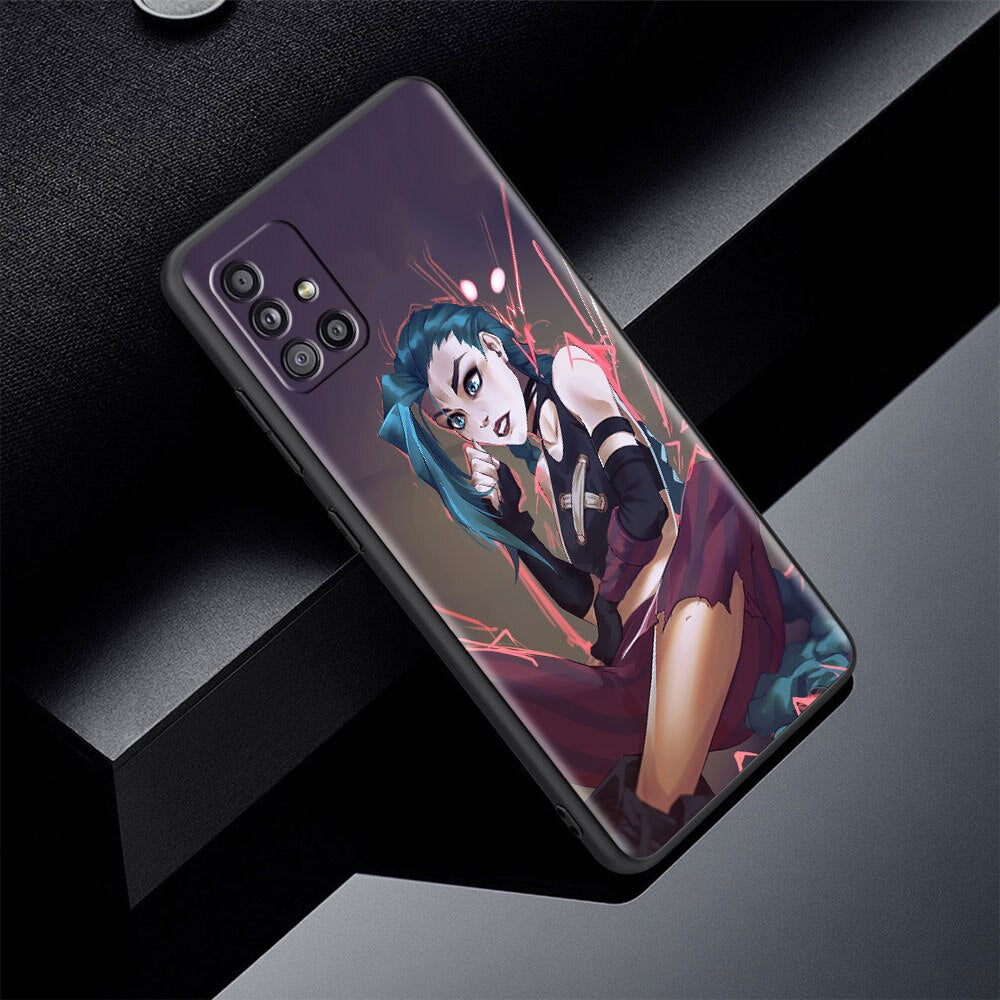 Collection 1 Arcane Hot Anime Case For Samsung Galaxy A12 A51 A21s A71 A52 A32 A31 A52s A41 A13 A02s A42 A72 A22 A11 A01 TPU Phone Cover Capa - League of Legends Fan Store