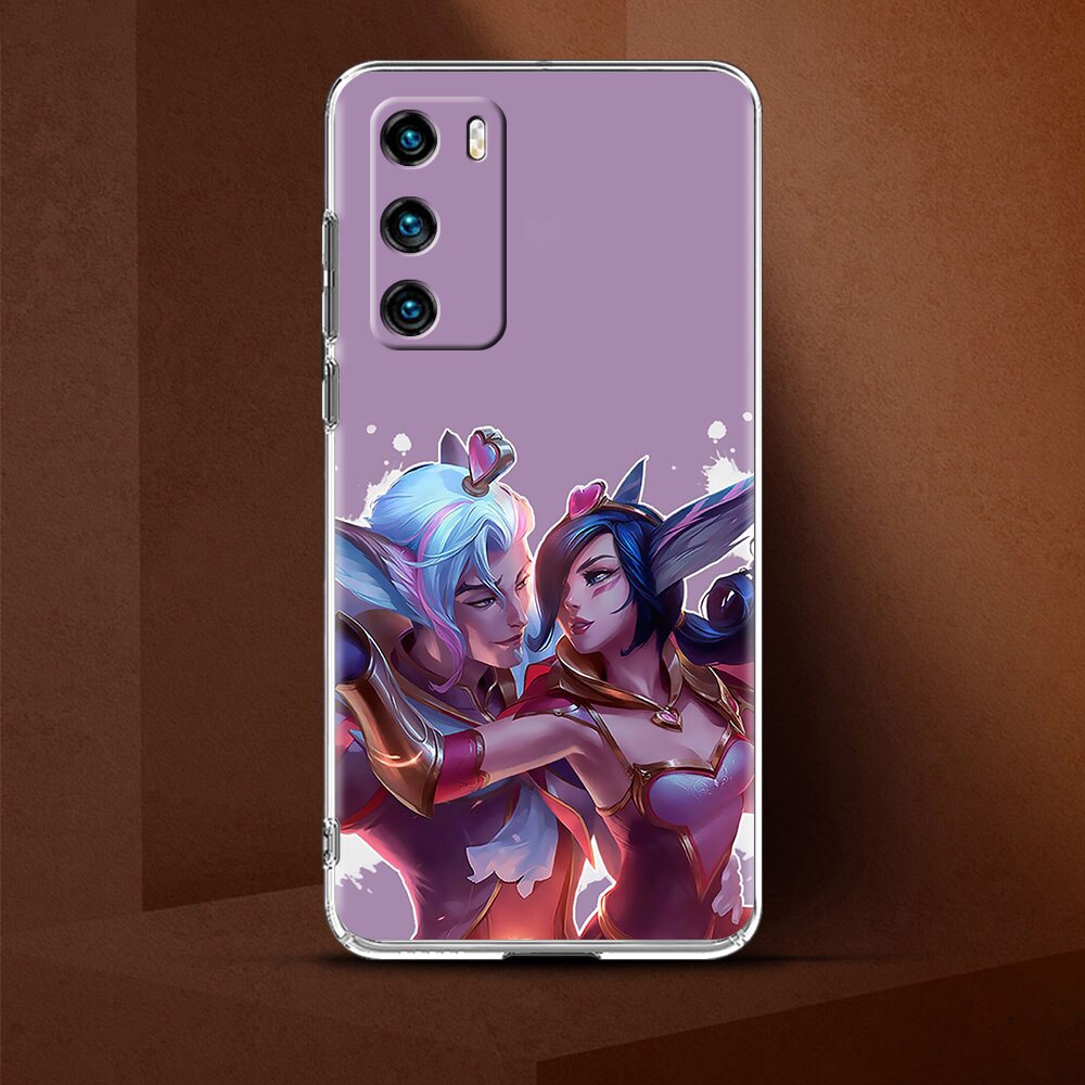 Collection 1 League Of Legends Lol Cool Transparent Clear Phone Case for Huawei P30 Pro P40 Lite P Smart Z P20 P50 hone Bag Cover Shell - League of Legends Fan Store