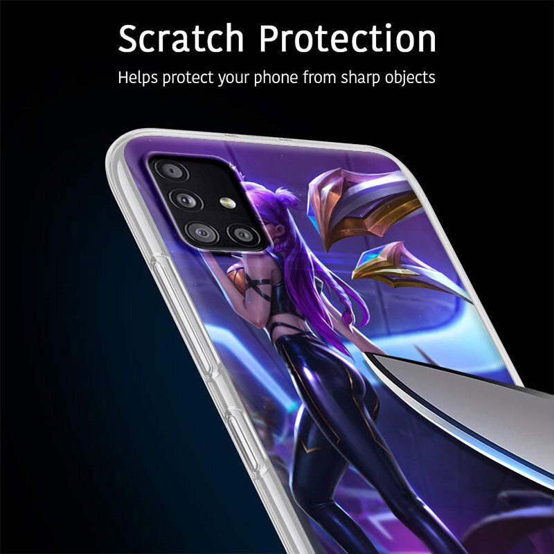 Collection 2 League Legends LOL Kda Soft Phone Case For Samsung Galaxy A51 A71 A21s A31 M30s A41 A32 5G A11 A12 A91 Matte Funda M51 M31 Coque - League of Legends Fan Store