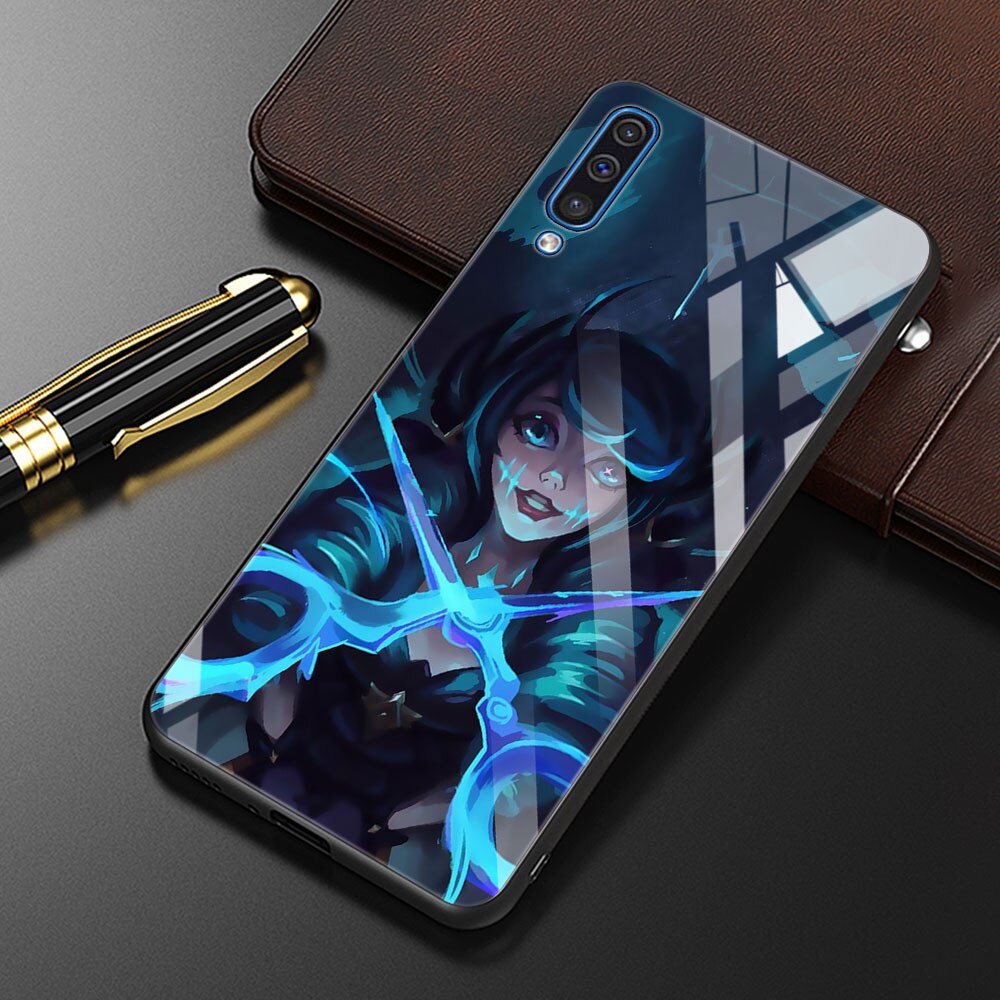 Collection 2 League Of Legends Lol Cool Tempered Glass Phone Case For Samsung Galaxy A50 A70 A72 A10 A30 A40 A20 Cover A51 A52 A12 A02s Bag - League of Legends Fan Store