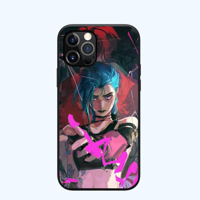 Collection 1 Arcane jinx Phone Case for iPhone 13 12 11 mini pro XS MAX XR 8 7 6 6S Plus X 5S SE 2020 - League of Legends Fan Store