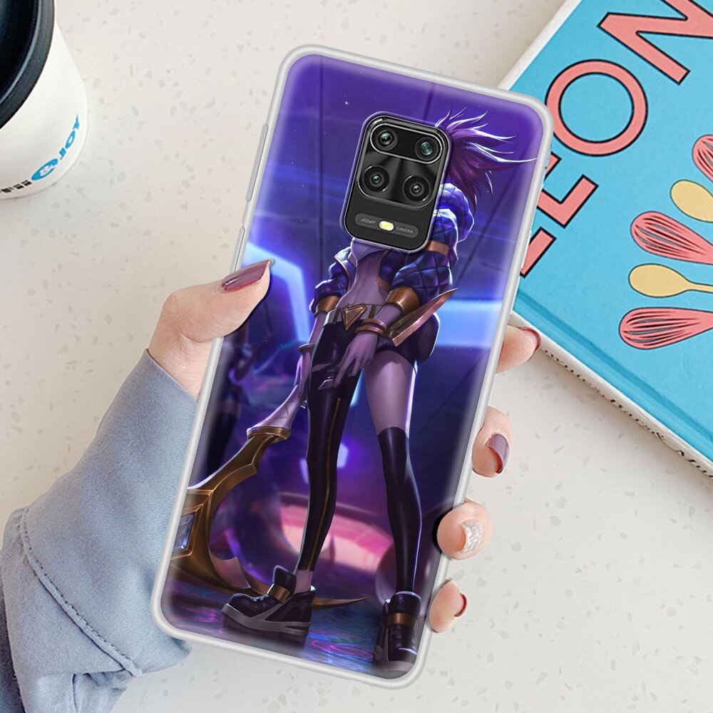 League Legends LOL Kda Case For Xiaomi Redmi Note 9 8 Pro 9S 8T 7 9T Soft Bumper Cover 9A 9C 8A 7A Funda K20 k30 6 6A TPU Coque - League of Legends Fan Store