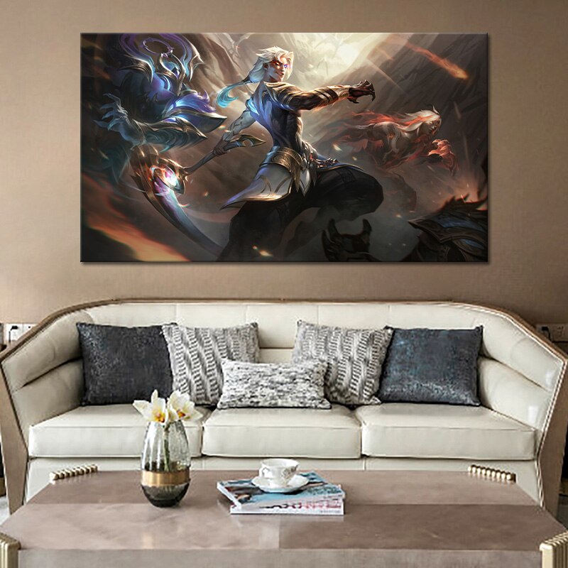 Prestige Edition Skin "Night Dawn" Kayn Poster - Canvas Painting - League of Legends Fan Store