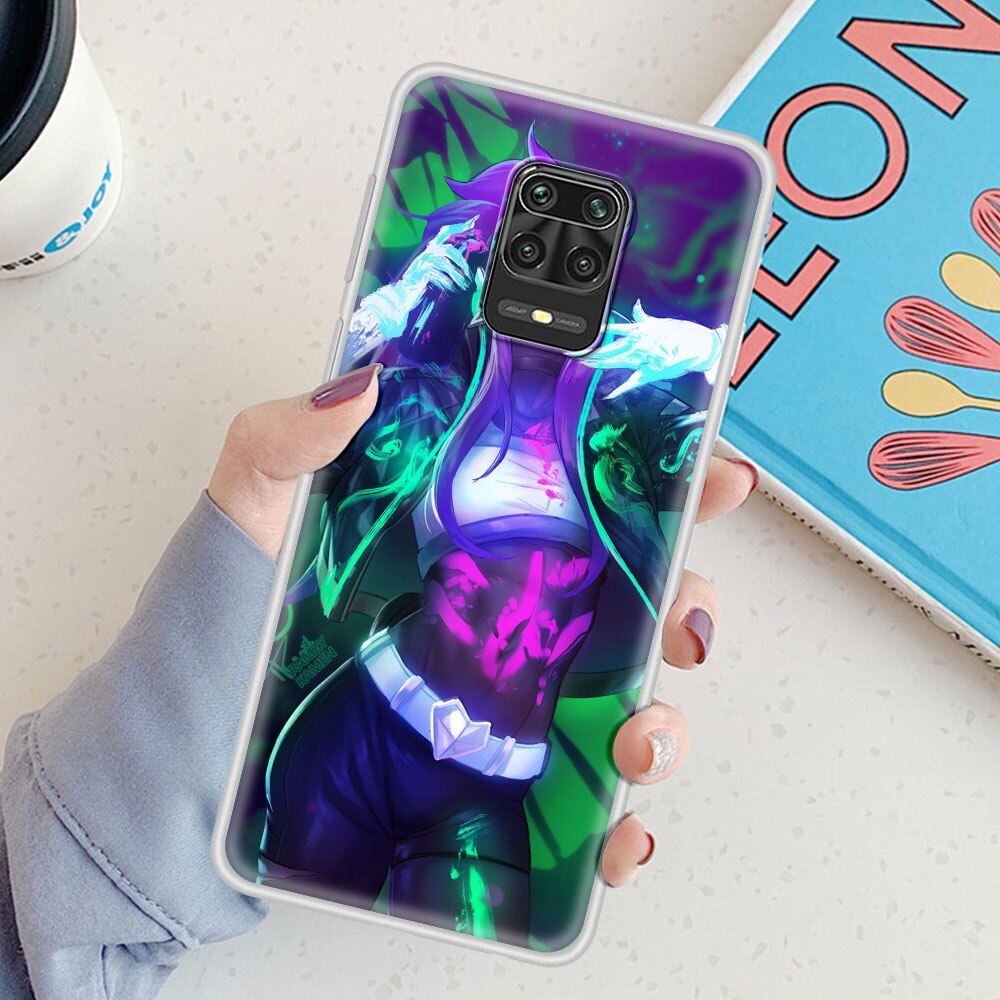 League Legends LOL Kda Case For Xiaomi Redmi Note 9 8 Pro 9S 8T 7 9T Soft Bumper Cover 9A 9C 8A 7A Funda K20 k30 6 6A TPU Coque - League of Legends Fan Store