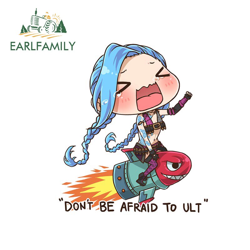 Jinx Chibi Stickers Graffiti - League of Legends Fan Store