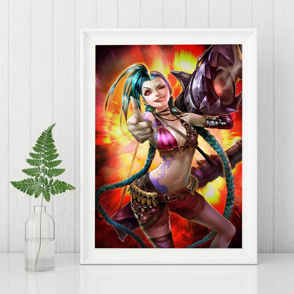 Jinx Series 2 Diamond Art Mosaic - League of Legends Fan Store