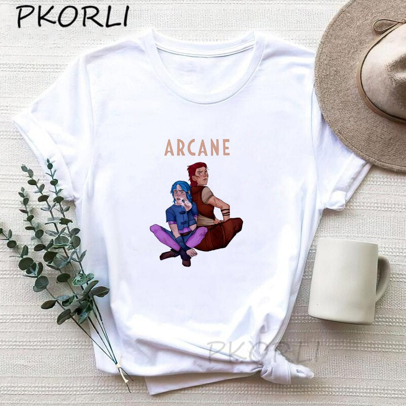 Arcane Jinx  T-shirts Collection - League of Legends Fan Store