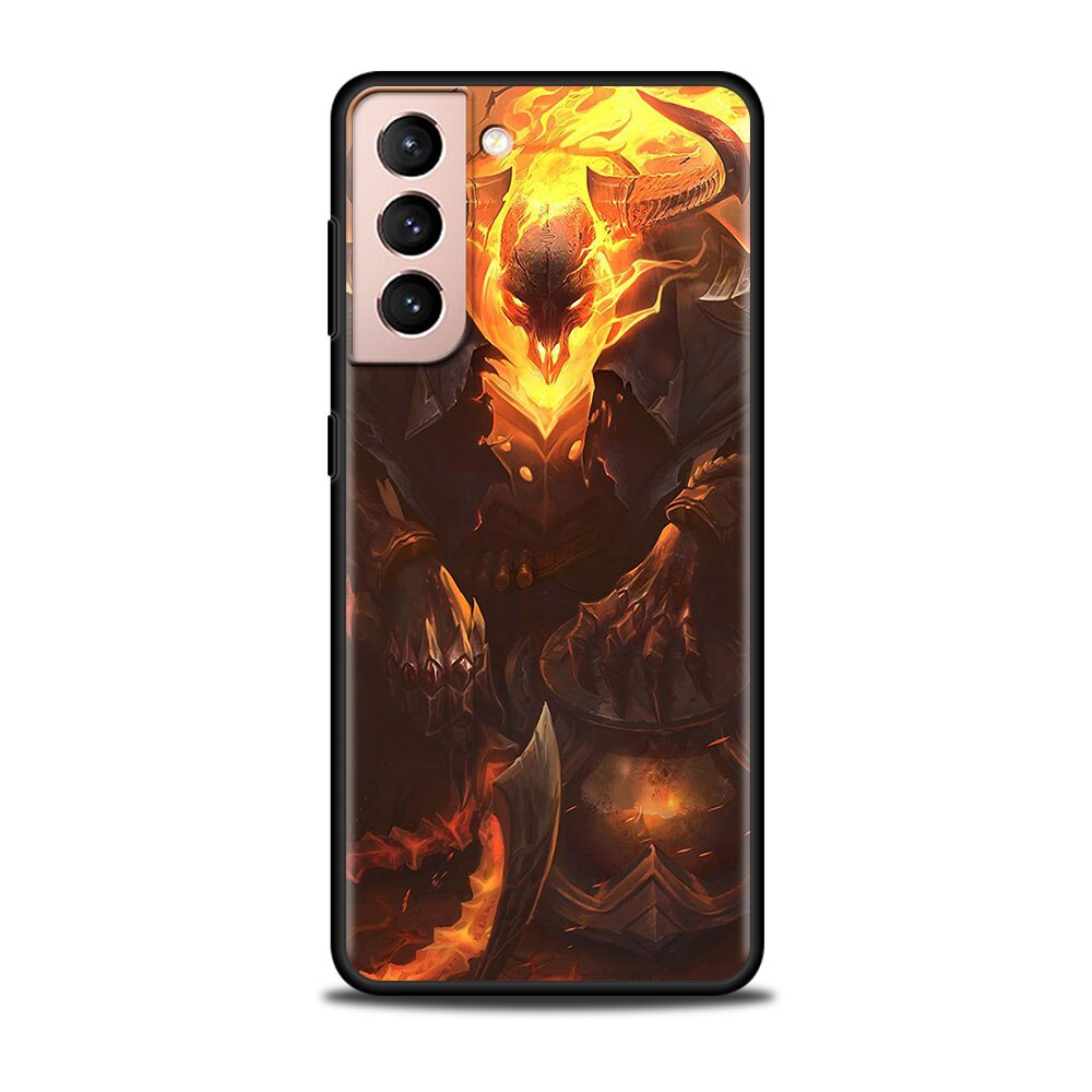 Collection 1 League Of Legends Lol Silicone Phone Case for Samsung Galaxy S20 FE S21 Ultra S10 Lite S9 S8 Plus S7 Edge Cases S21 FE Cover Bag - League of Legends Fan Store