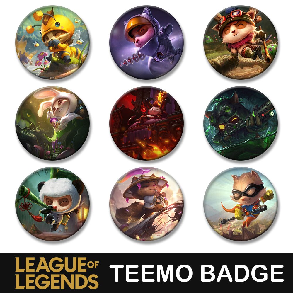 League of Legends Teemo Badge - Brooch Collection - League of Legends Fan Store