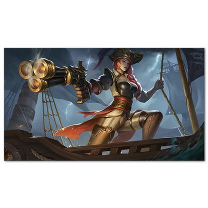 "The Bounty Hunter" Miss Fortune Poster - Canvas Painting - League of Legends Fan Store