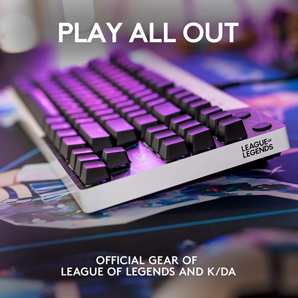 Logitech G Pro X "K/DA Edition" Wired Gaming Mechanical Keyboard RGB - League of Legends Fan Store