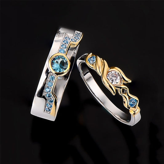 "The Prodigal Explorer" Lux - Ezreal Rings - League of Legends Fan Store