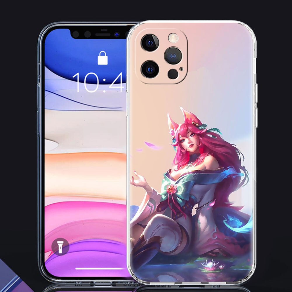 Collection 2 Transparent Clear Phone Case for Apple iPhone 13 Mini 13 Pro Max 11 12 7 Plus XR 6 6S 8 SE Soft Cover Game League Of Legends Lol - League of Legends Fan Store