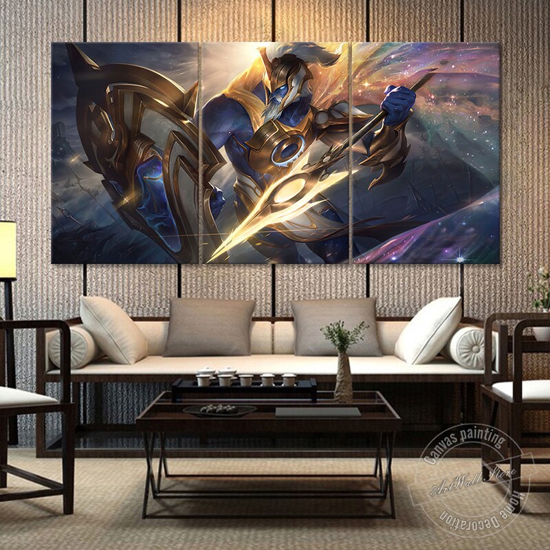 Ascended Pantheon Prestige Edition Poster - Canvas Painting - League of Legends Fan Store