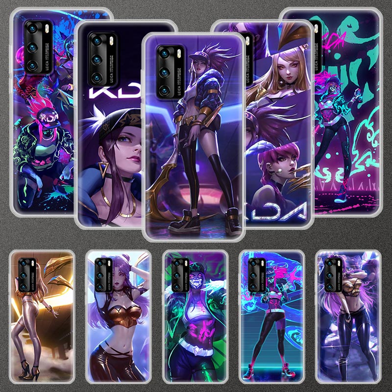 Collection 1 League Legends LOL Kda Hero Case for Huawei P30 P40 Lite P20 Pro P Smart S Z Plus 2019 Mate 20 Clear Soft Mobile Phone Cover - League of Legends Fan Store