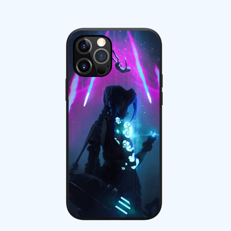 Collection 2 Arcane jinx Phone Case for iPhone 13 12 11 mini pro XS MAX XR 8 7 6 6S Plus X 5S SE 2020 - League of Legends Fan Store