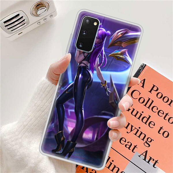 TPU Phone Case For Samsung S20 FE S21 Ultra S10 Plus S9 S8 Coque Bumper Note 10 Lite 20 9 Soft Funda Cover League Legend LOL Kda - League of Legends Fan Store