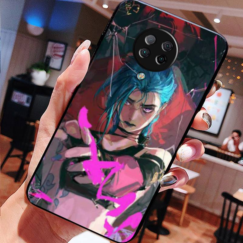 Collection 1 Arcane jinx Phone Case For Xiaomi Mi Redmi Note 7 8 9 10 11 pro t s A 10 Lite pro - League of Legends Fan Store