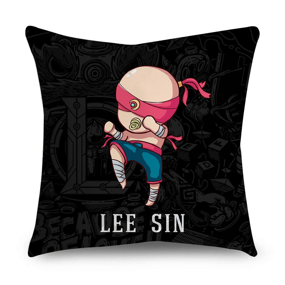 League of Legends Pillowcase Series 2 -- Lulu Amumu Jinx Yasuo Ezreal Leona Thresh Lee Sin Sona Teemo - League of Legends Fan Store