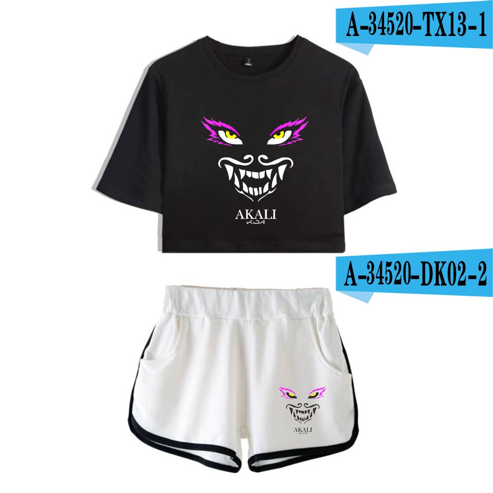 K/DA The Baddest  Shorts and Short Sleeve T-shirts Collection - League of Legends Fan Store