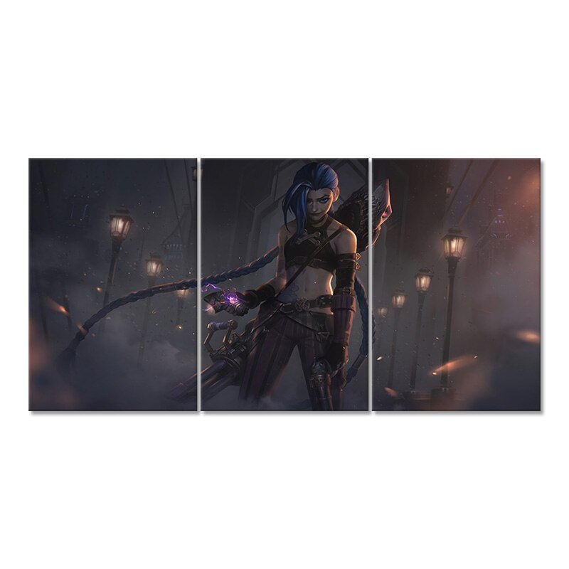 Arcane Jinx Poster - Canvas Painting - League of Legends Fan Store