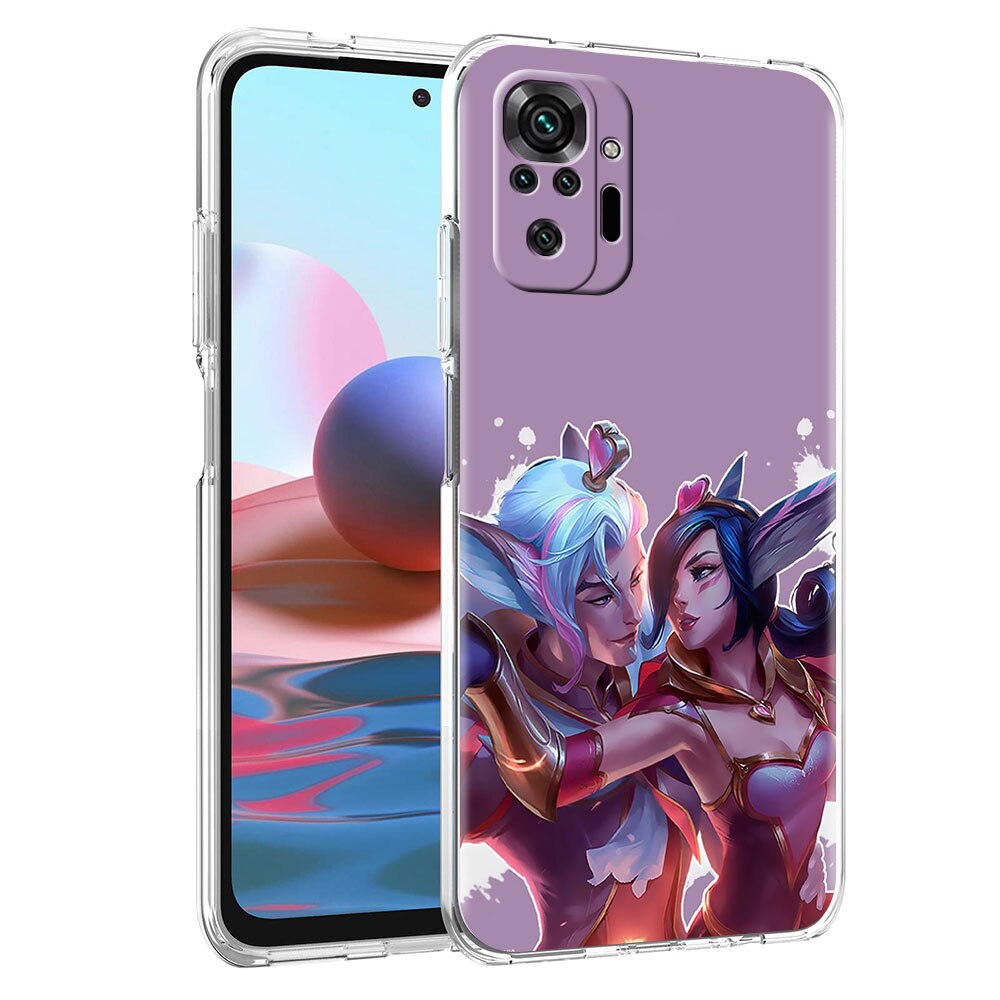 Collection 1 Transparent Soft Phone Case for Xiaomi Redmi Note 10 5G 10 Pro 9s 4G 9 7 8 8T 9T 10S Mobile Phone Bag Game League Of Legends Lol - League of Legends Fan Store