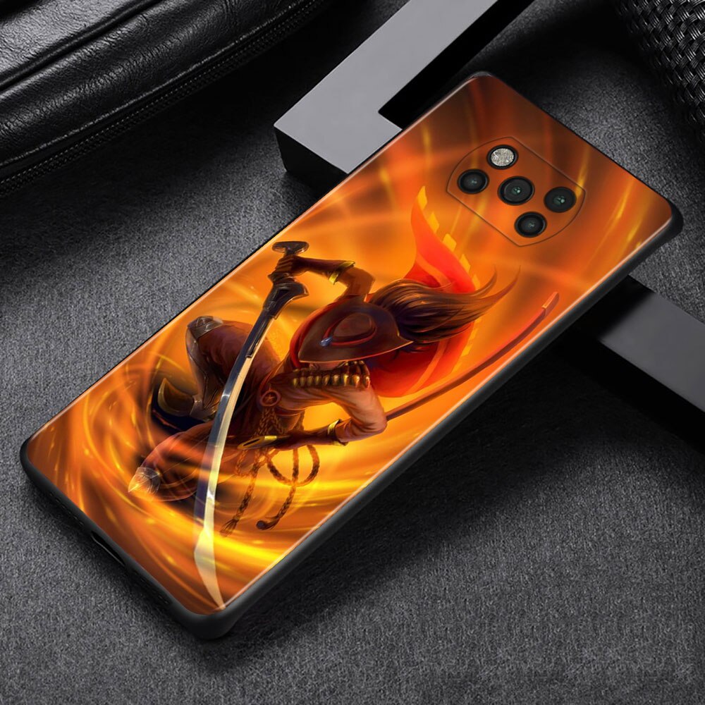 League Of Legends Lol Phone Case For Xiaomi Poco X3 NFC M3 Pro 5G F3 GT Pocophone F1 Silicone Cover for Poco X3 NFC M3 Coque Bag - League of Legends Fan Store