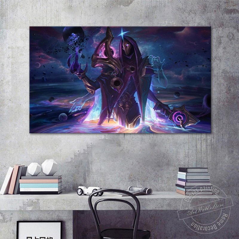 Khada Jhin "The Virtuoso" Poster - Canvas Painting - League of Legends Fan Store